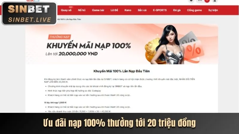 Hình ảnh ưu đãi chào mừng và thưởng nạp đầu tiên của s999 login